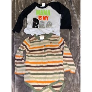 2 onsies halloween and fall